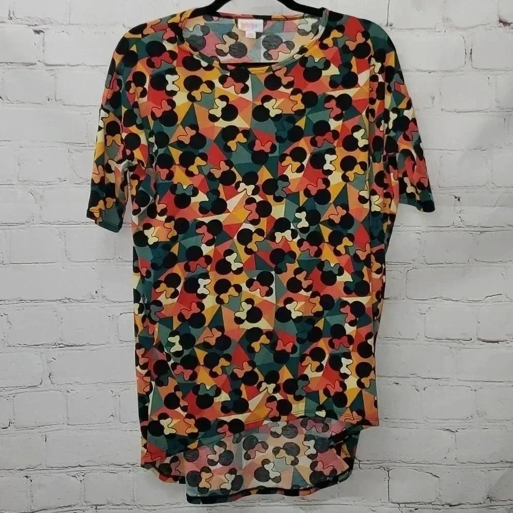 Lularoe Disney Irma Short Sleeve Tunic Top Women's Size XS
